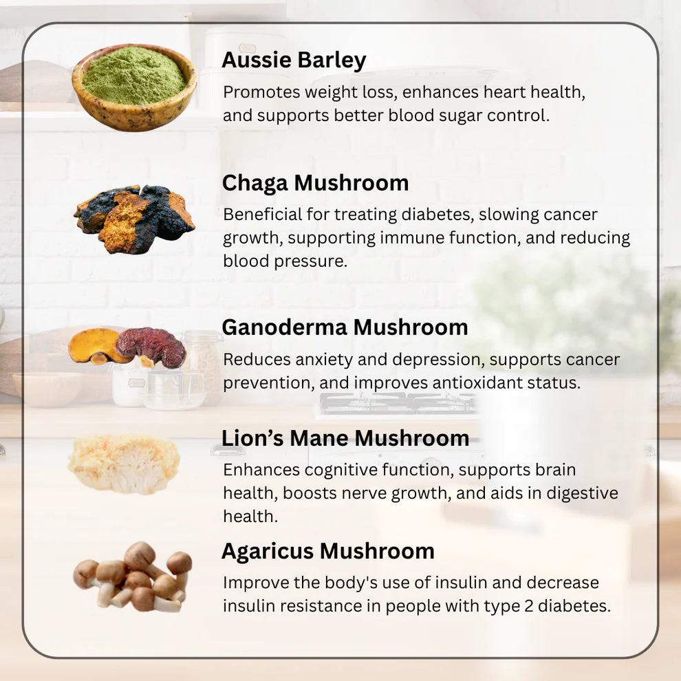 Shika Barley & Mushrooms Superfood Drink