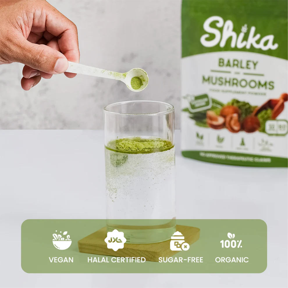 Shika Barley & Mushrooms Superfood Drink
